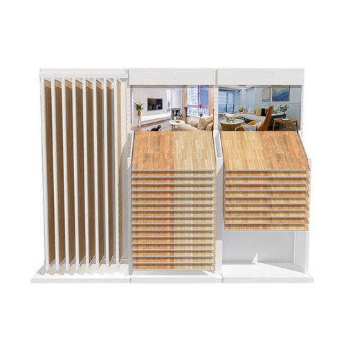 This is wood color vinyl flooring tiles which are popular in our customized samples.